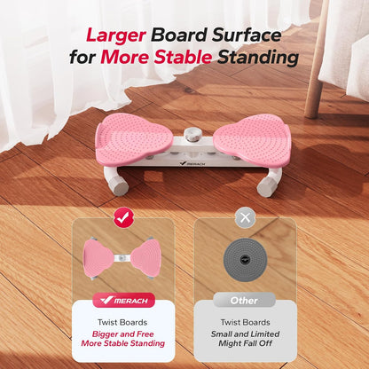 Waist Twister Machine Exercise, Ab Twist Board,300 Lbs Capacity | Slimmer Waist & Toned Abs, 300 Lbs Capacity, Two-Pedal Design, Double Anti-Slip, Noiseless Use