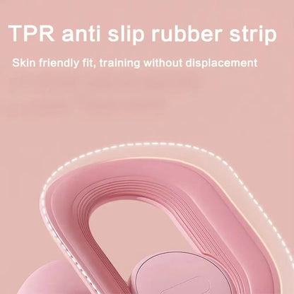 Non-Slip Thigh Master with Counter 360° Rotatable Adjustable Strength Hip Training Device Portable Comfortable Grip