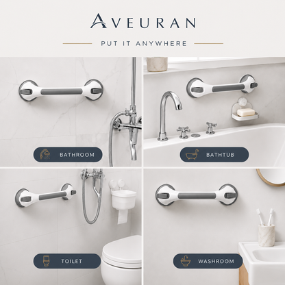 Aveuran Anchor™ - No-Drill Bathroom Support Bar
